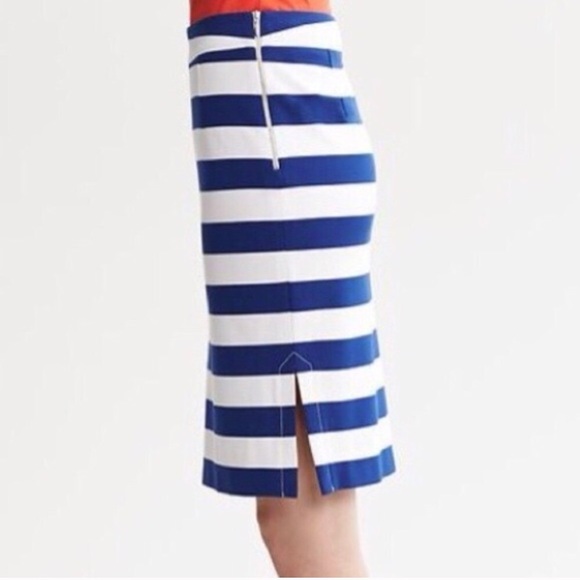 Banana Republic Striped Pencil Skirt - Picture 2 of 8